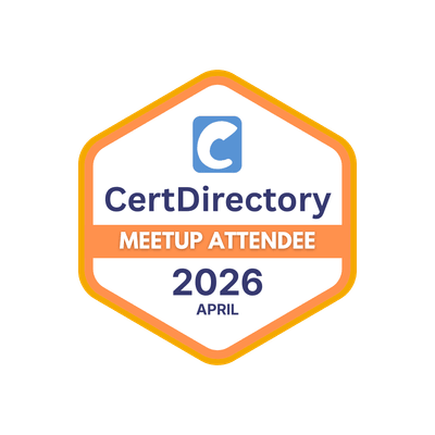 Example: a monthly attendee badge with the event month on the image